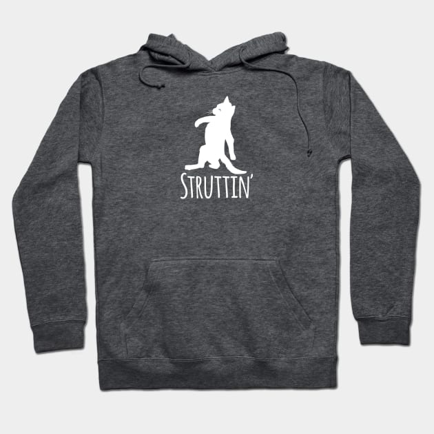 Struttin Kitty Hoodie by SaltyCult